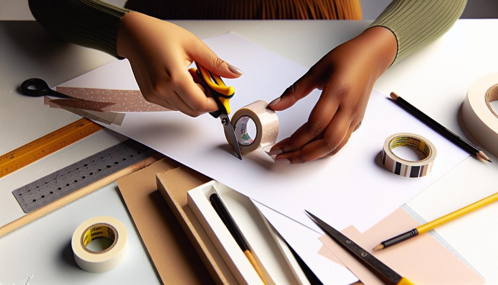 How to Cut Washi Tape in Half: Split for Thin Lines