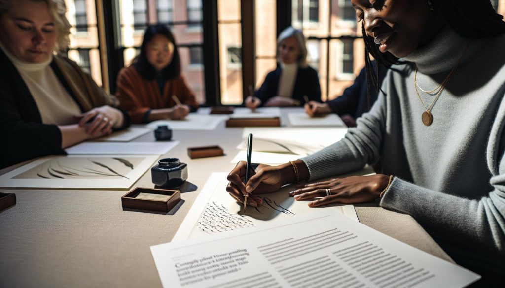 How to Write Calligraphy with a Ballpoint Pen: Everyday Artistry