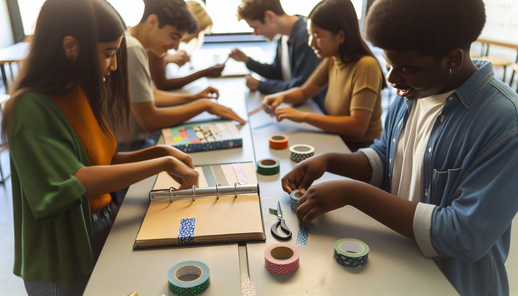 How to Decorate a Binder With Washi Tape: School Style