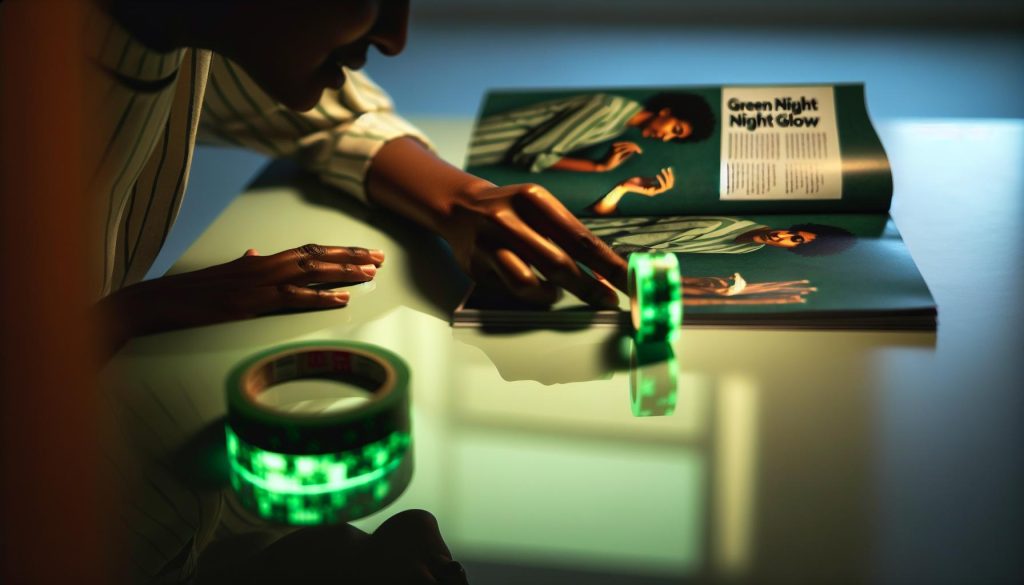 How to Use Green Night Glow Washi Tape: Luminous Effects