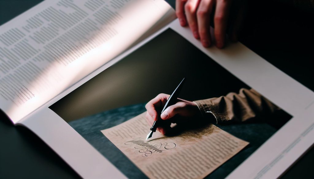 How to Use a Calligraphy Fountain Pen: Classic Elegance