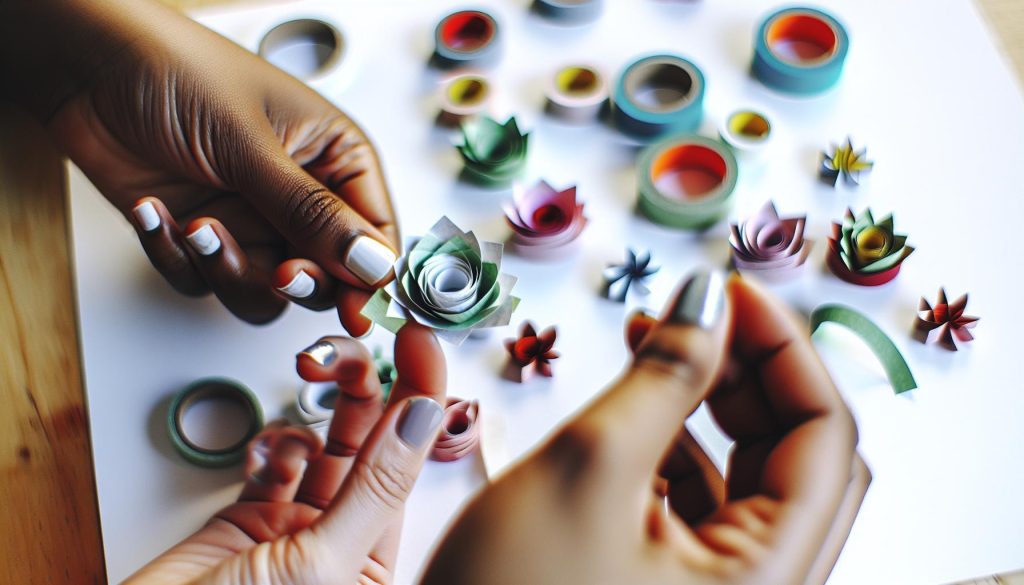 How to Make Washi Tape Flowers: Paper Blooms Tutorial