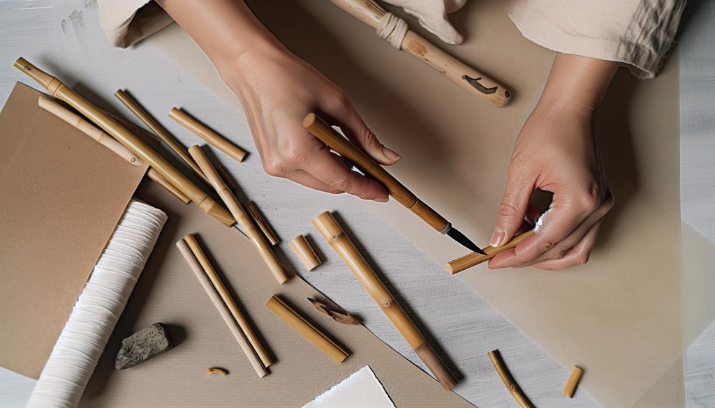 How to Make a Bamboo Calligraphy Pen: Natural Material Craft
