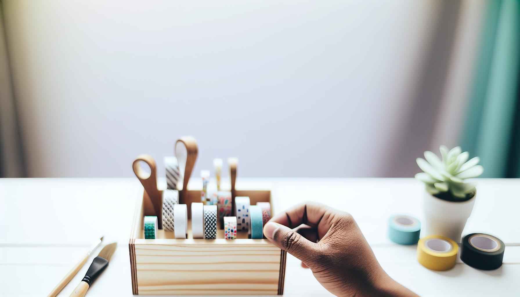 How to Make a Washi Tape Holder: DIY Storage Solutions