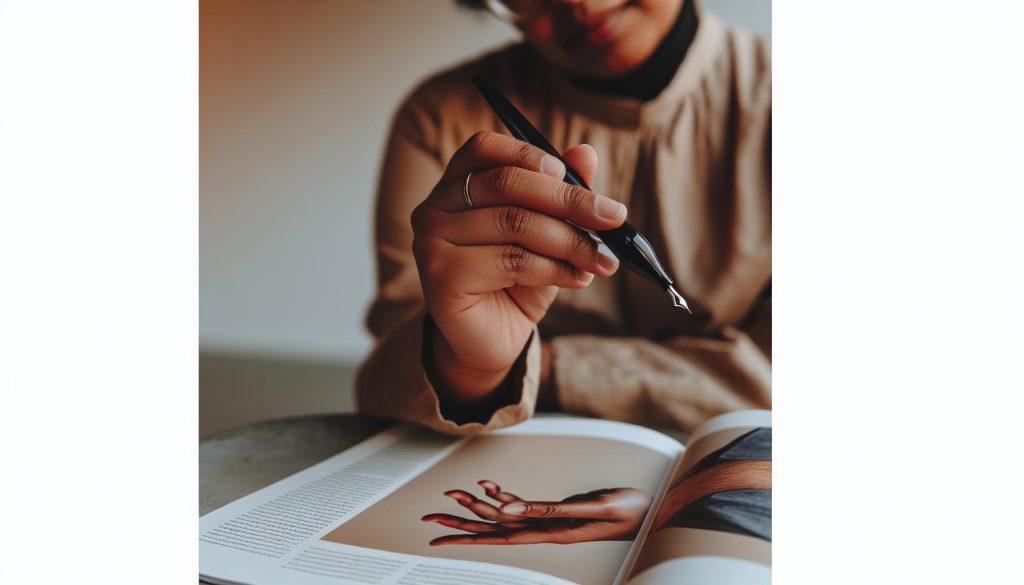 How to Hold Oblique Calligraphy Pen: Master the Angled Grip