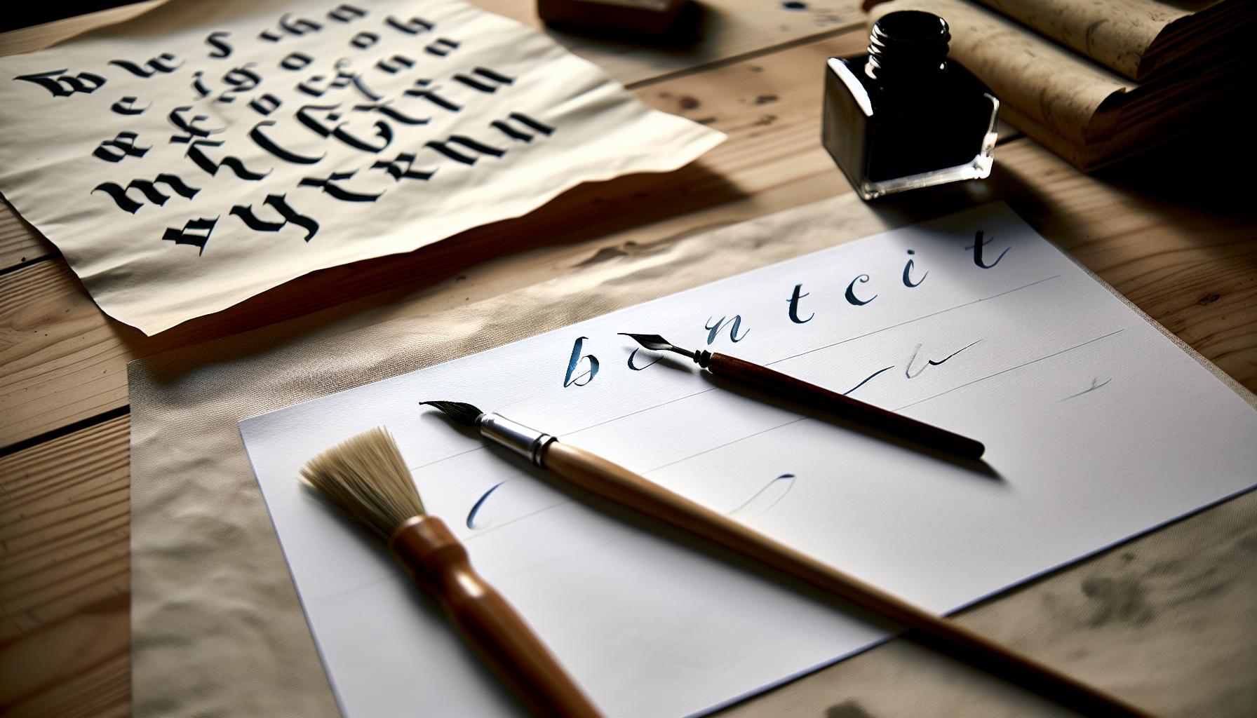 Basic Strokes that Form Classic Letters