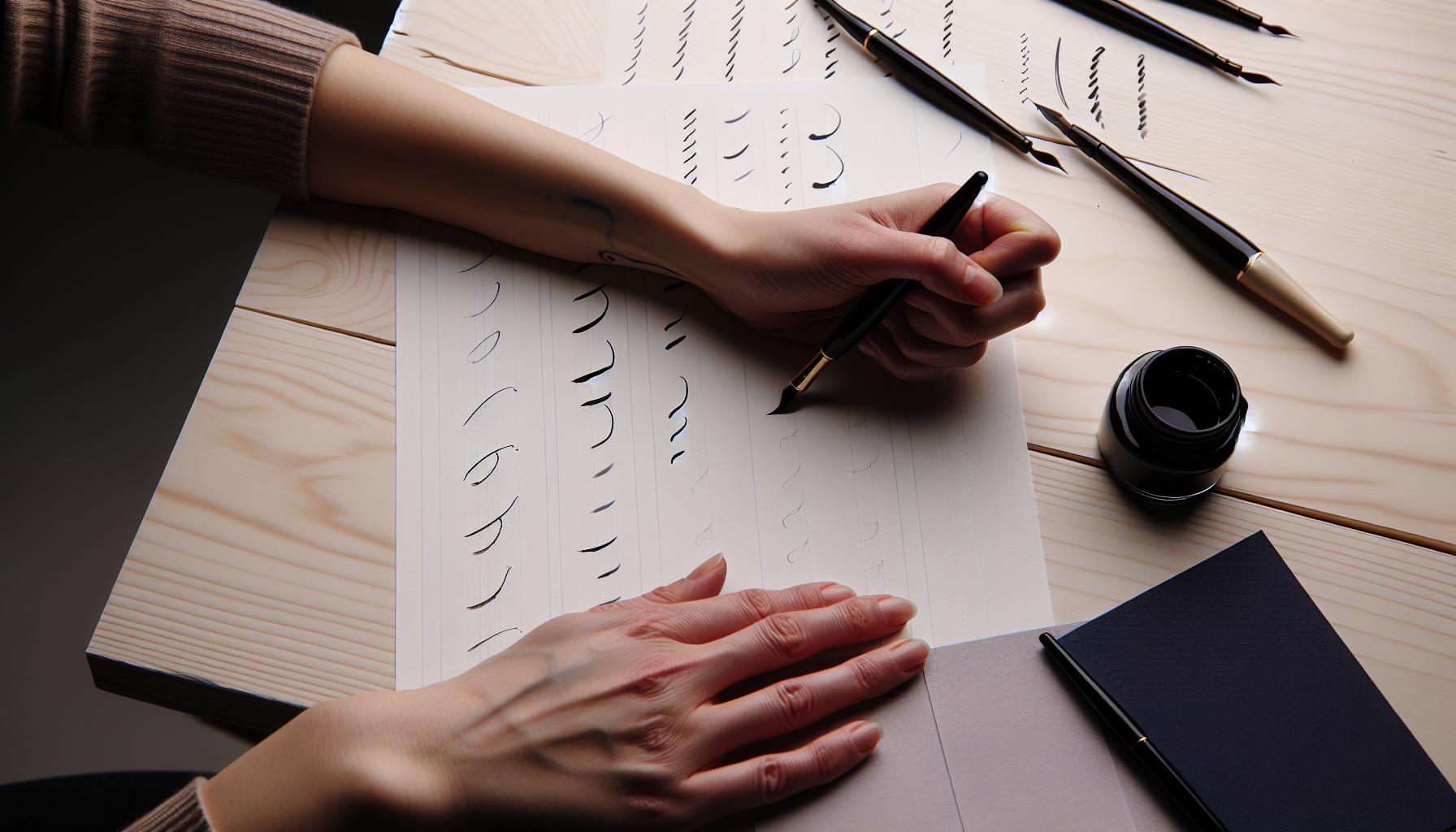 Basic Techniques for Brush Pen Calligraphy