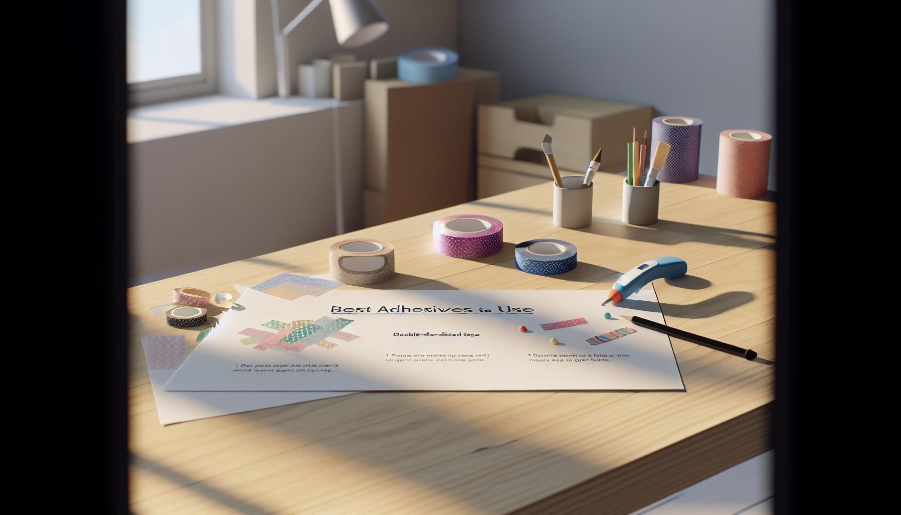 Best Adhesives to Use for Washi Tape