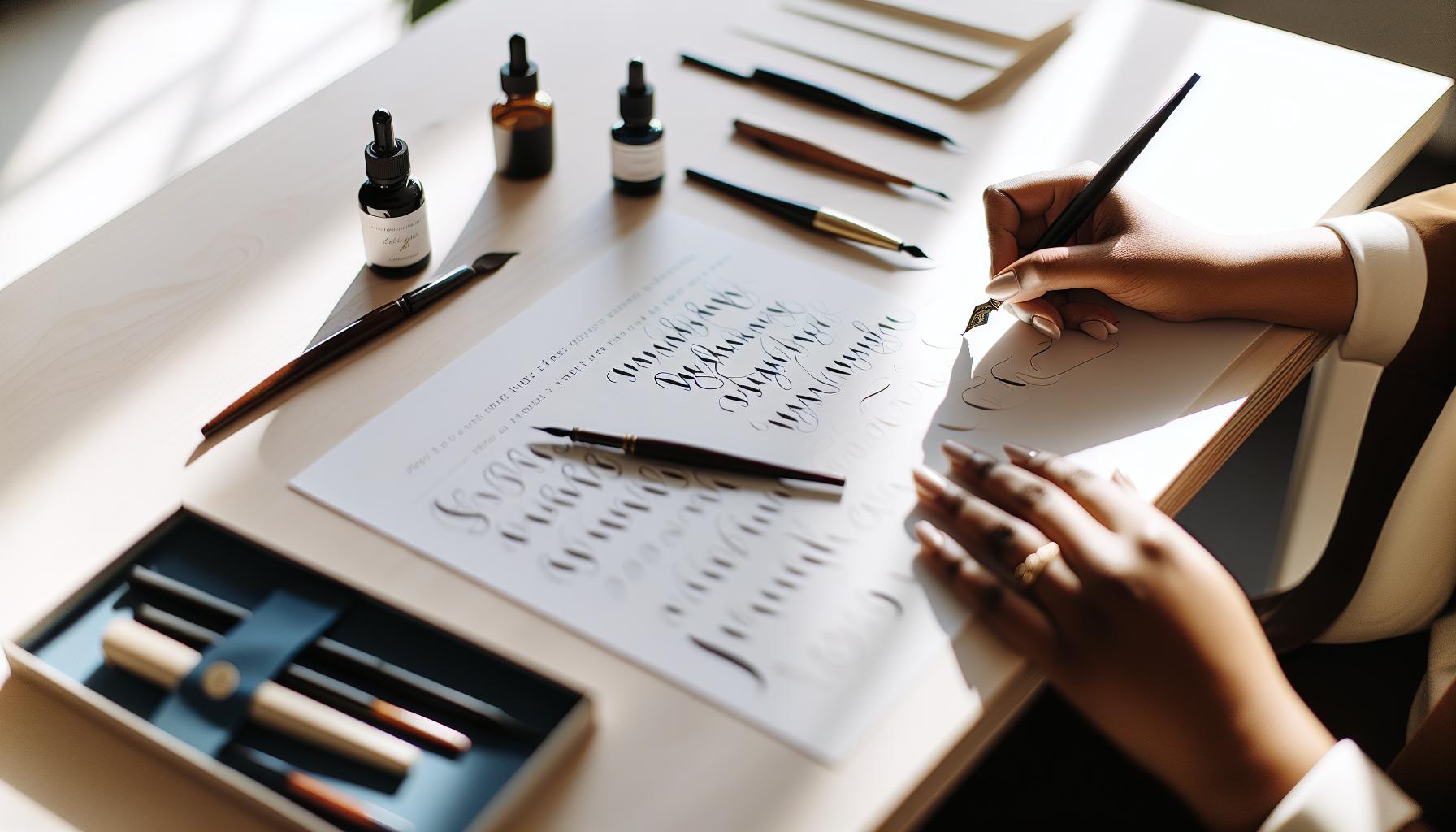 Best Practices for Achieving Clean Calligraphy Designs