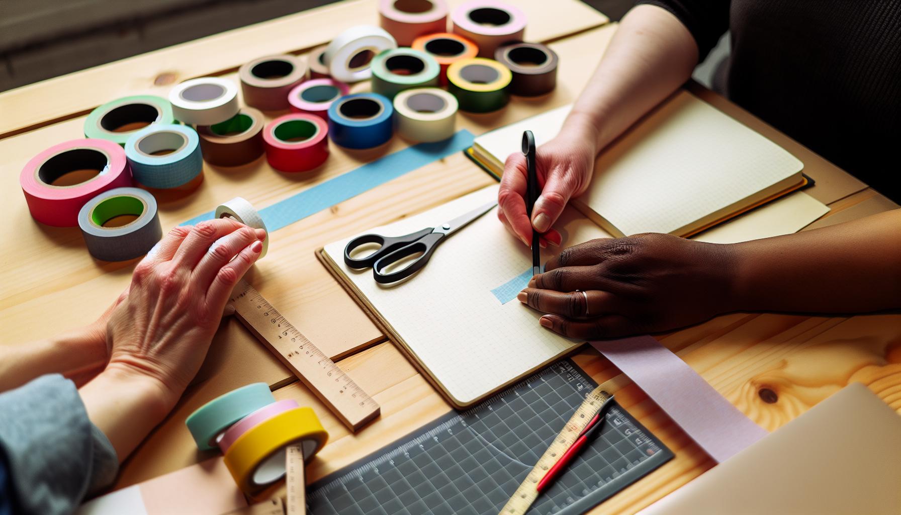 Best Practices for Applying Washi Tape