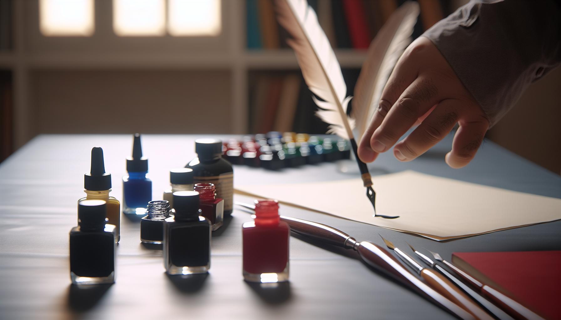 Choosing the Right Calligraphy Ink for Your Artwork