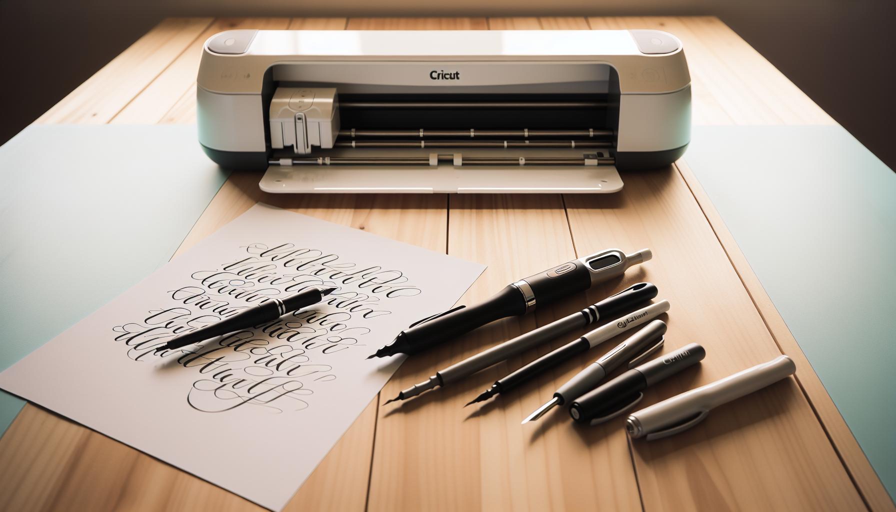 Choosing the Right Calligraphy Pen for Cricut