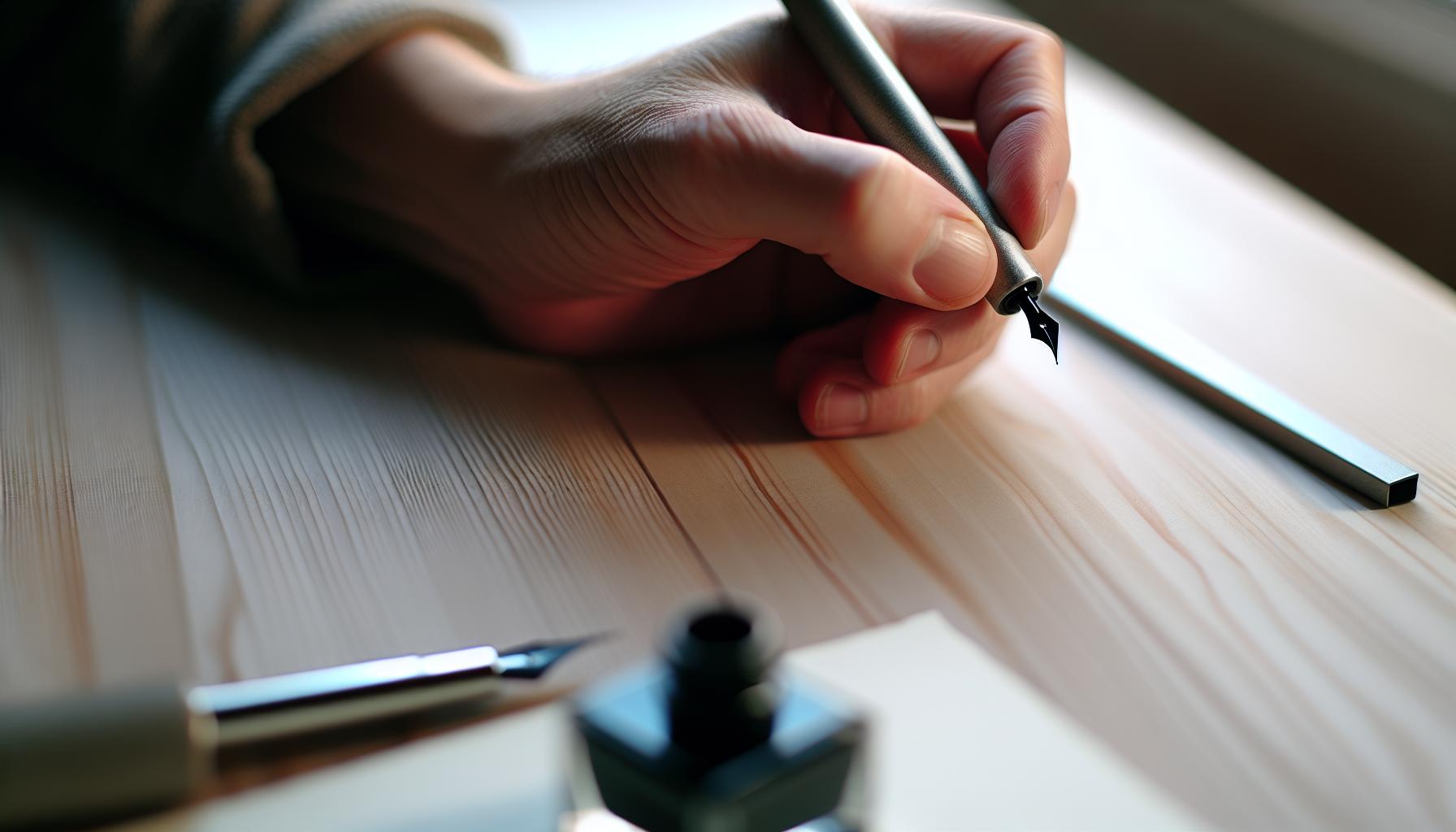 Choosing the Right Calligraphy Pen for Lefties