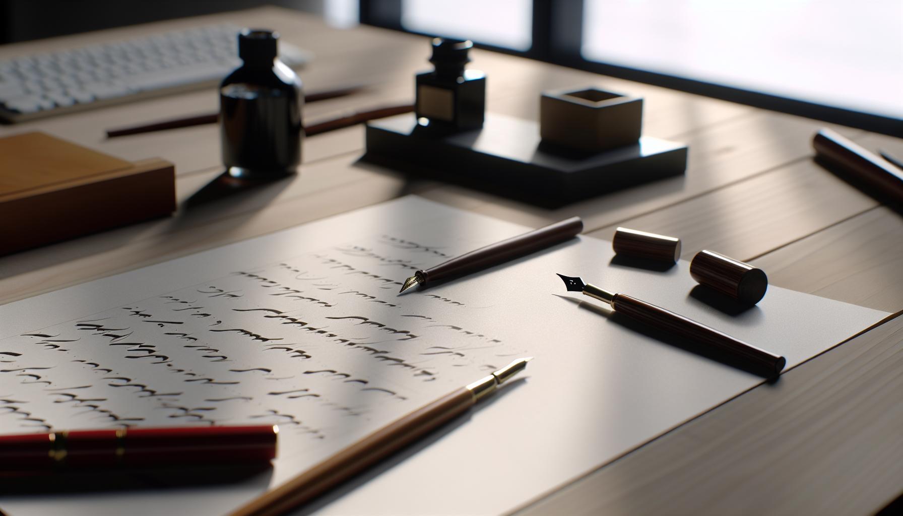 Choosing the Right Calligraphy Pen