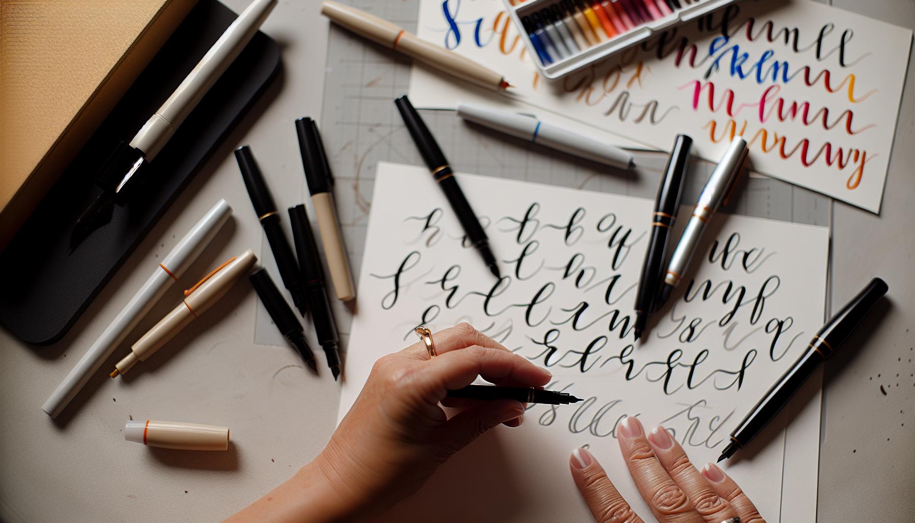 How to Use a Felt Tip Calligraphy Pen: Instant Beautiful Writing 1 Choosing the Right Felt Tip Calligraphy Pen for Your Style