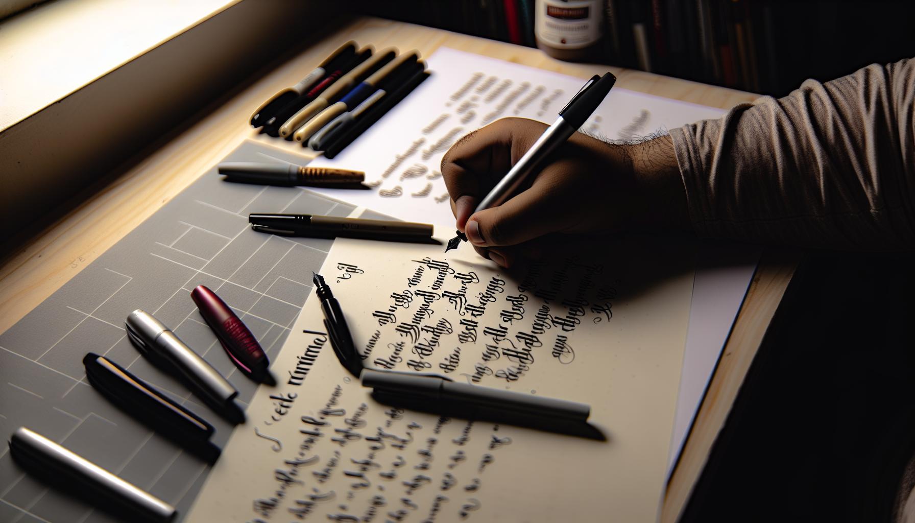 Choosing the Right Normal Pen for Calligraphy