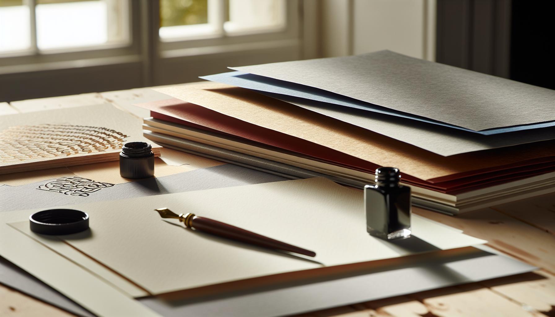 Choosing the Right Paper for Calligraphy