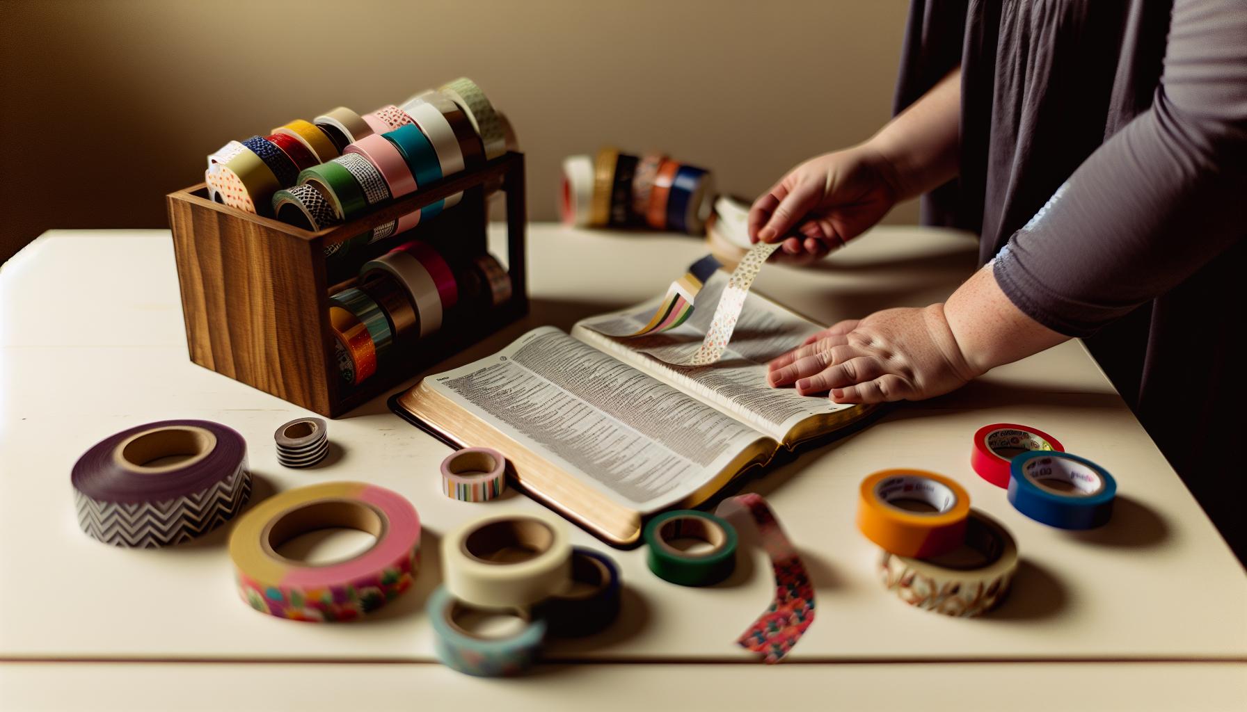 Choosing the Right Washi Tape for Your Bible