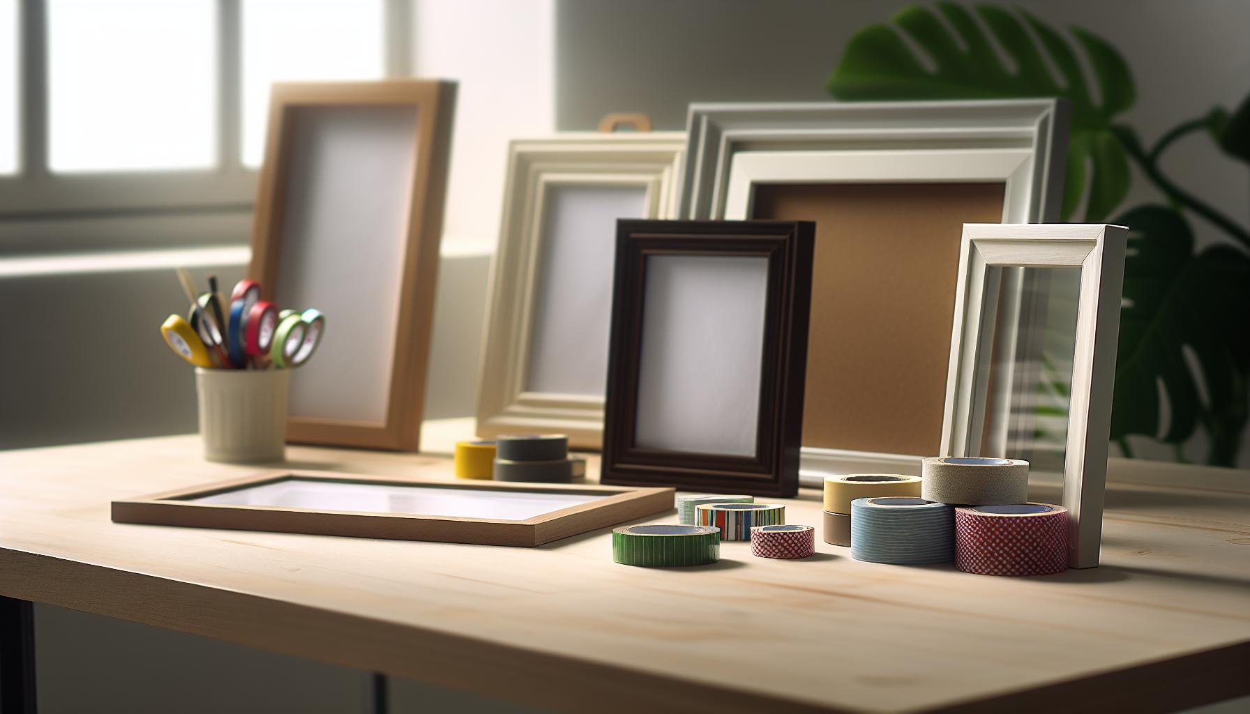 Choosing the Right Washi Tape for Your Frame