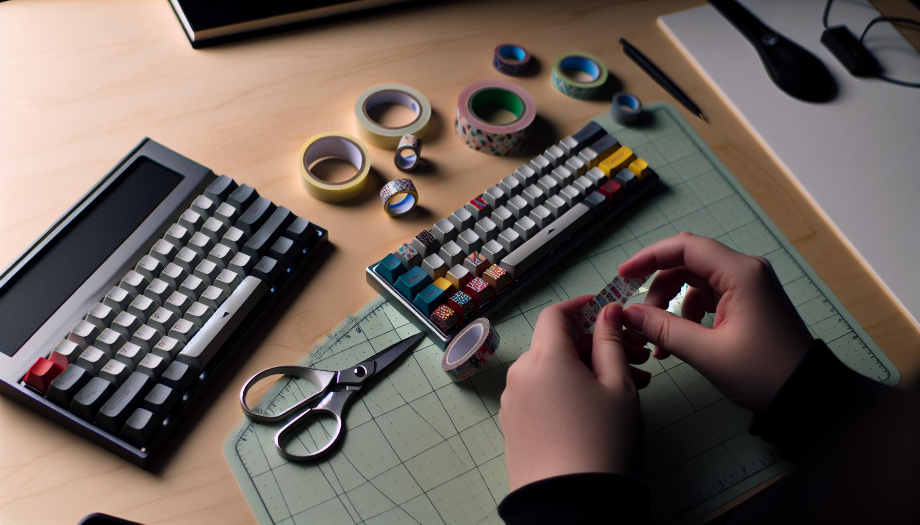 How to Washi Tape Keyboard: Customize Your Tech 1 Choosing the Right Washi Tape for Your Keyboard Design