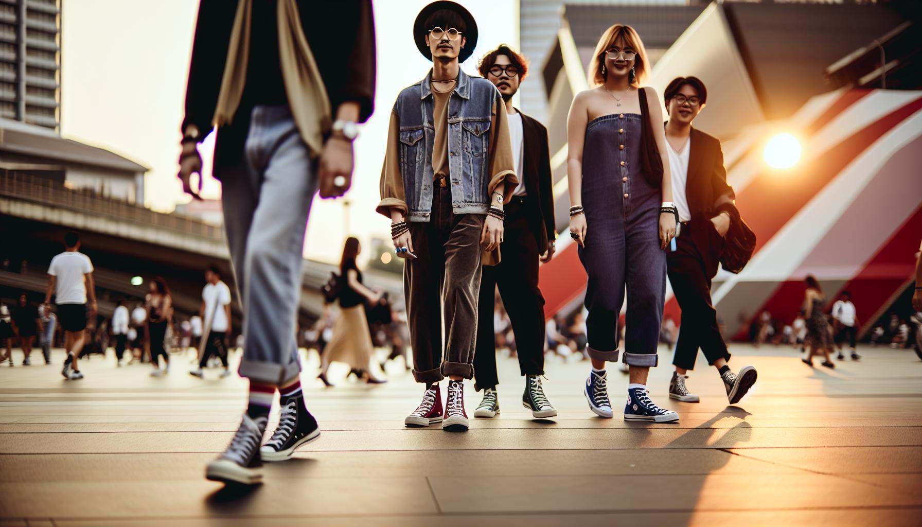 Chuck Taylors in Street Style Trends