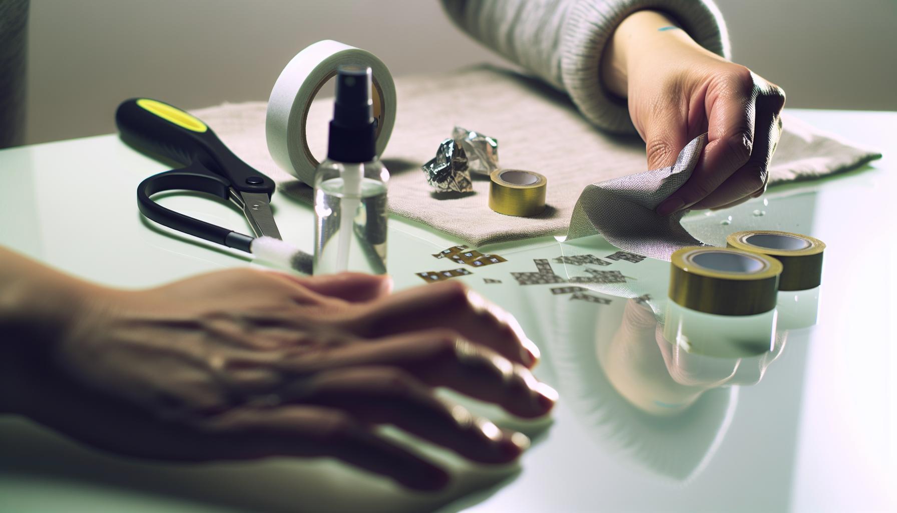 Cleaning Techniques for Foil Washi Tape Residue