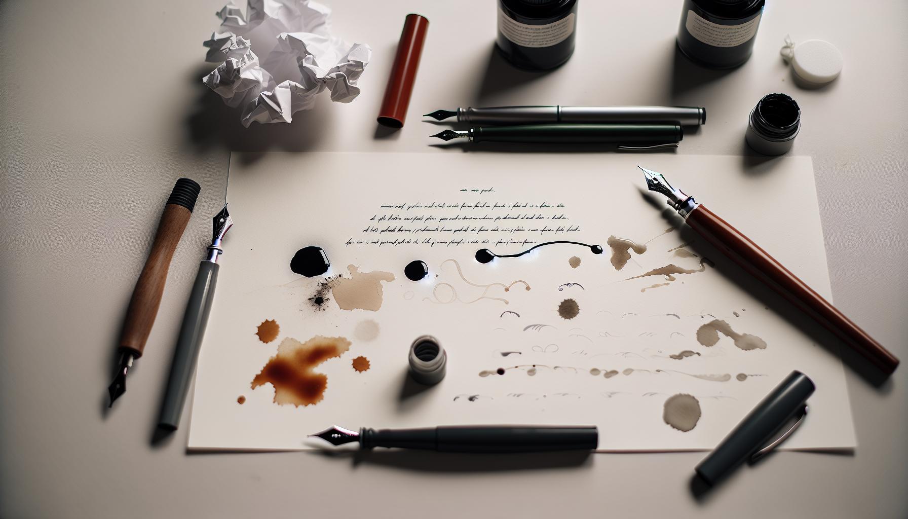 Common Issues with Calligraphy Pens and Their Causes