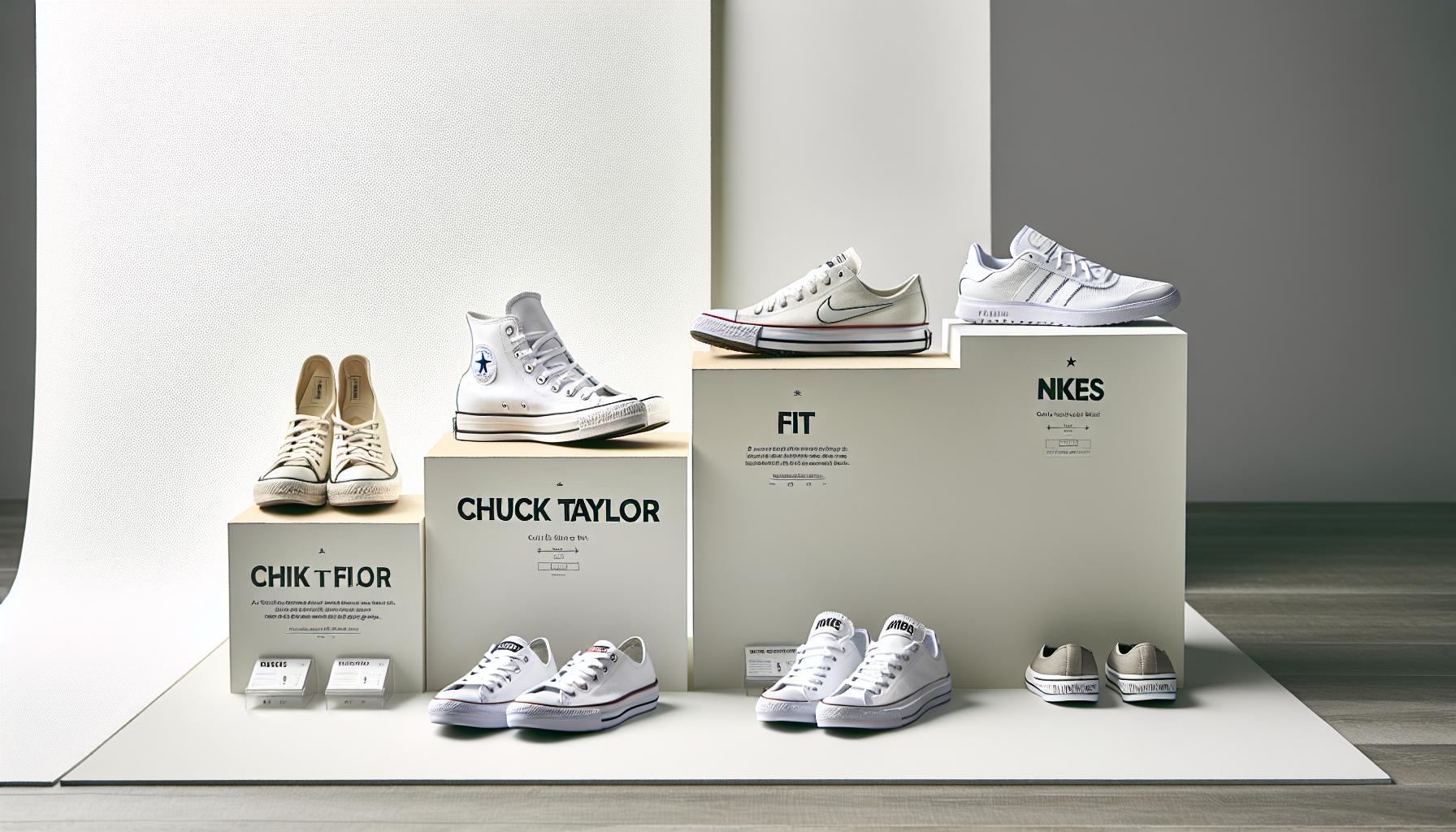 Comparing Chuck Taylor Fit to Nike and Adidas