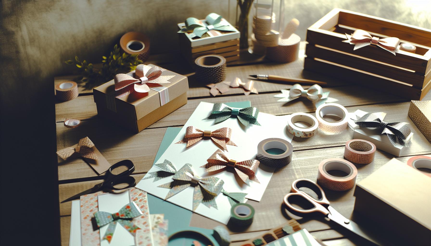 Creative Ideas for Using Washi Tape Bows