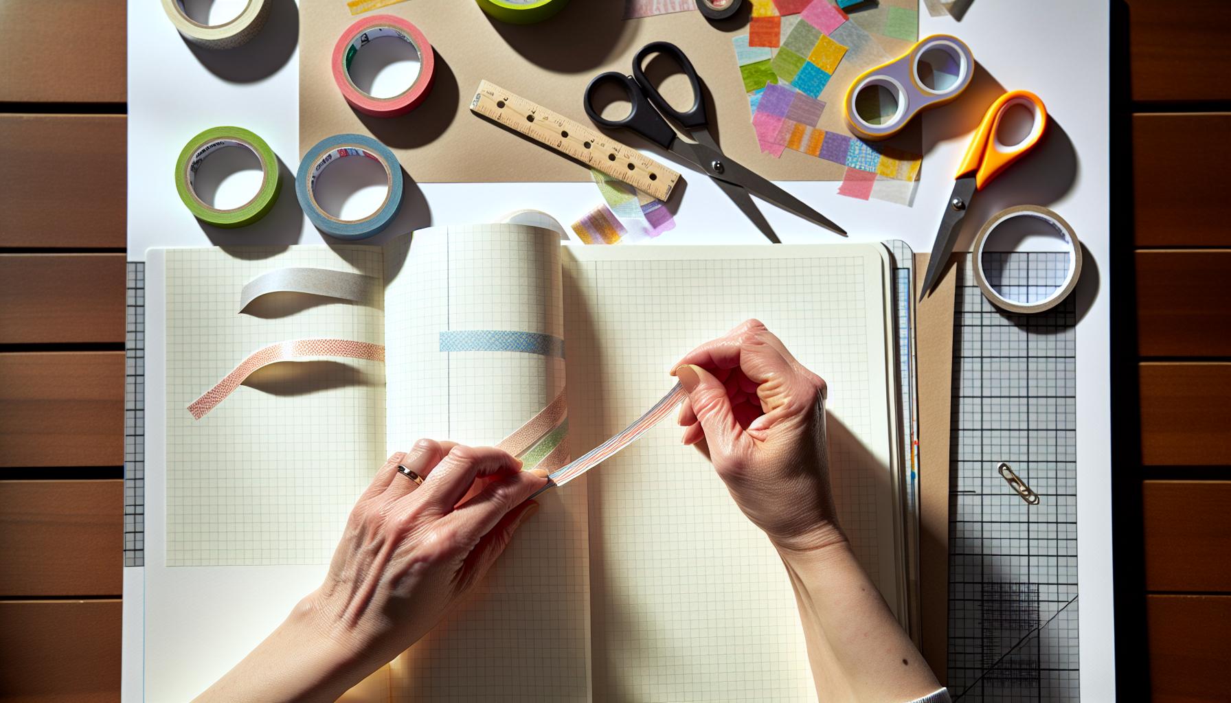 Creative Techniques for Applying Thin Washi Tape