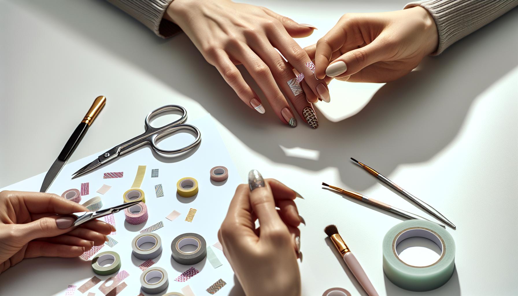 Creative Ways to Use Washi Tape in Nail Art