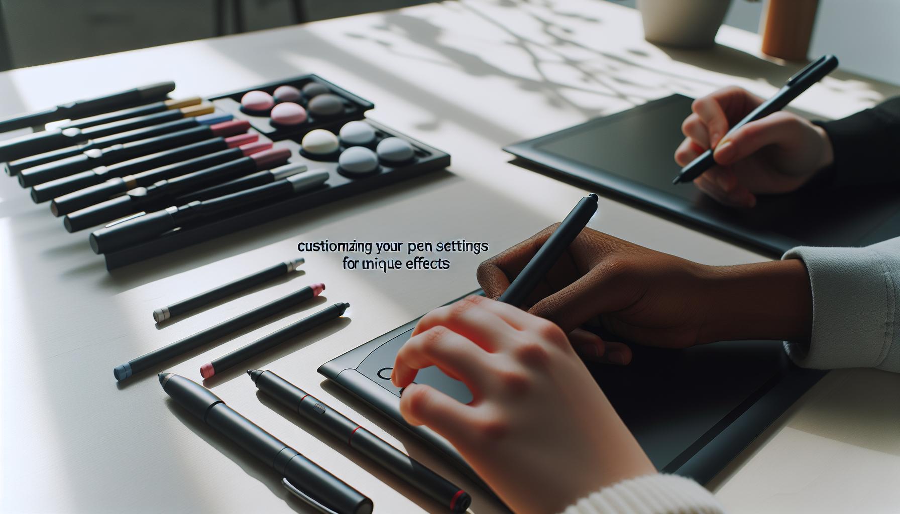 Customizing Your Pen Settings for Unique Effects