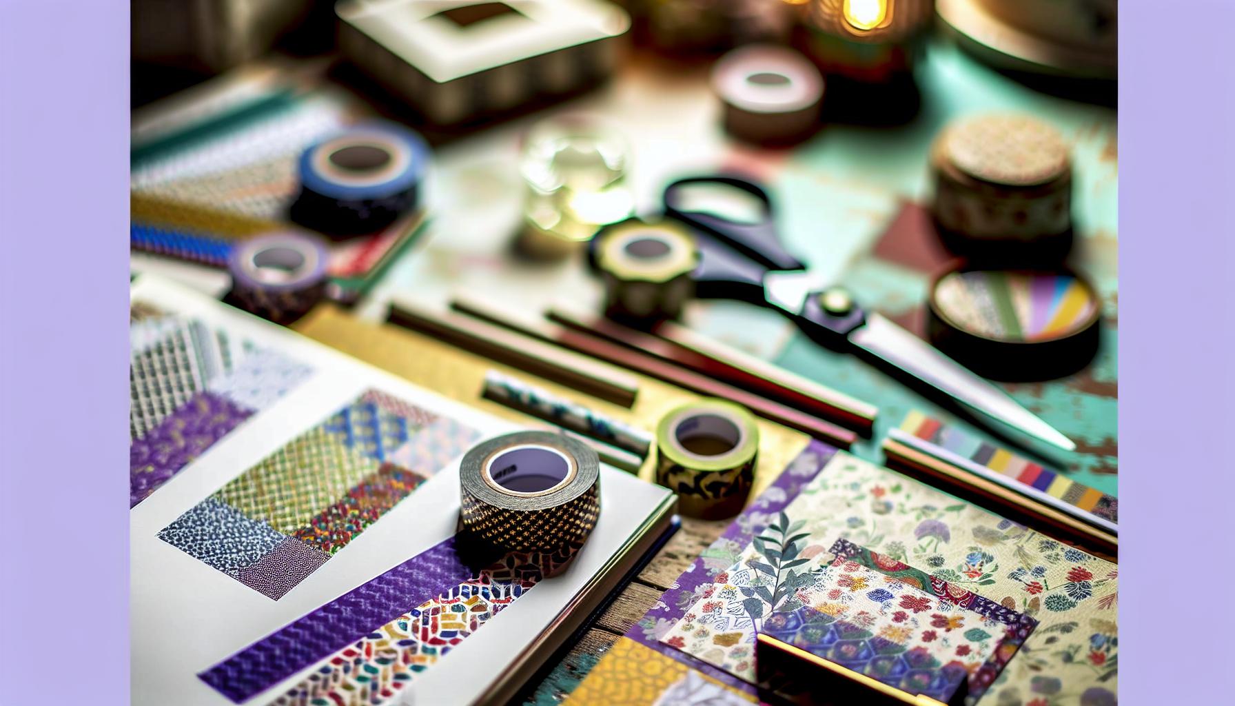 DIY Crafts: Making Projects Shine with Washi Tape