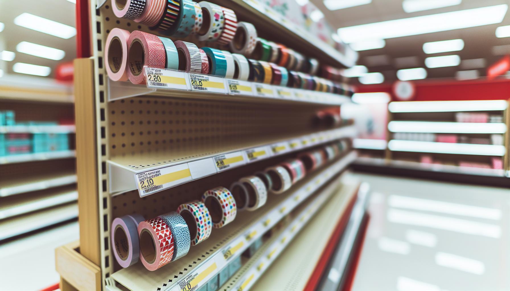 Does Target Sell Washi Tape? In-Store & Online Availability 1 Does Target Sell Washi Tape in Stores?