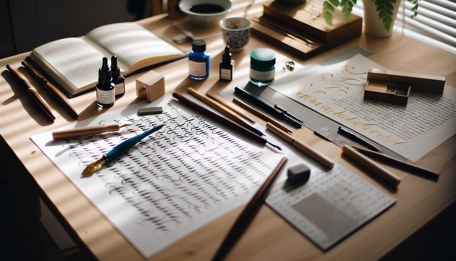 Essential Accessories for Calligraphy Beginners