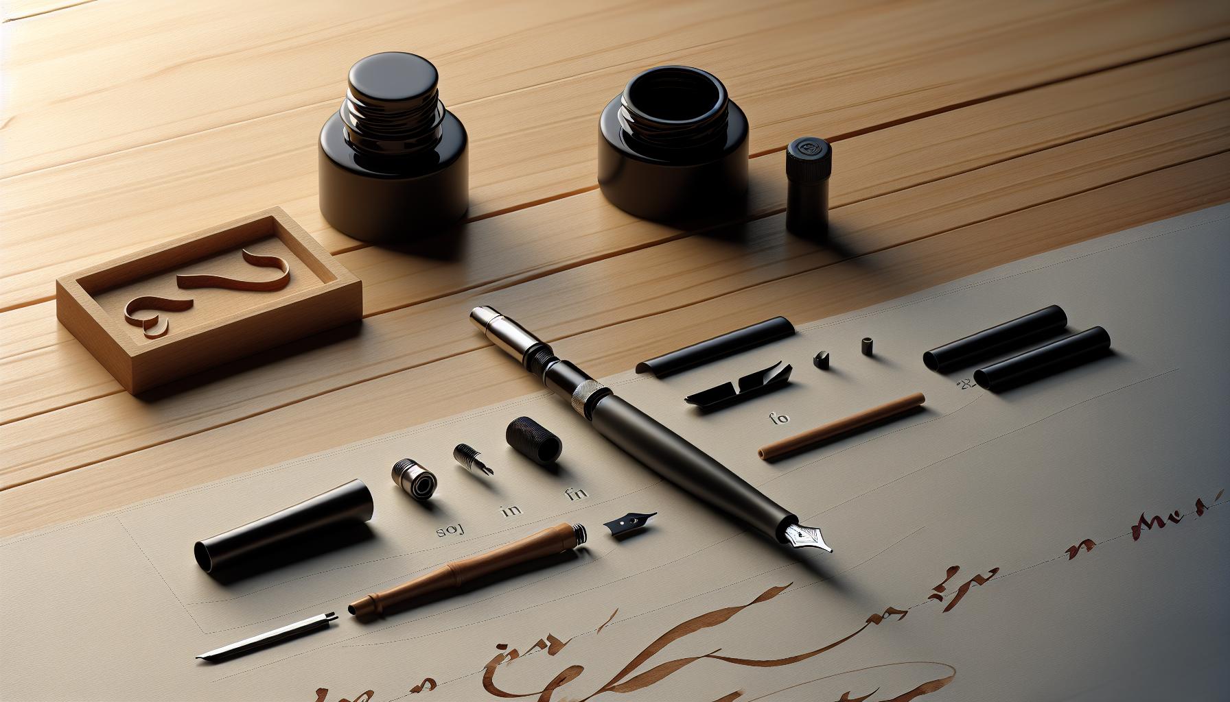 How to Hold a Calligraphy Pen for Beginners: First Grip Lesson 1 The Essential Anatomy of a Calligraphy Pen