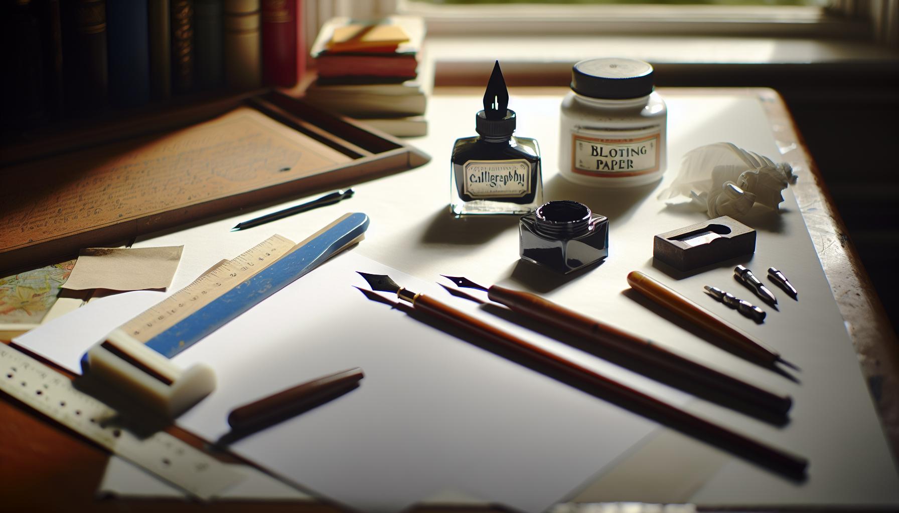 Essential Calligraphy Supplies Beyond the Pen