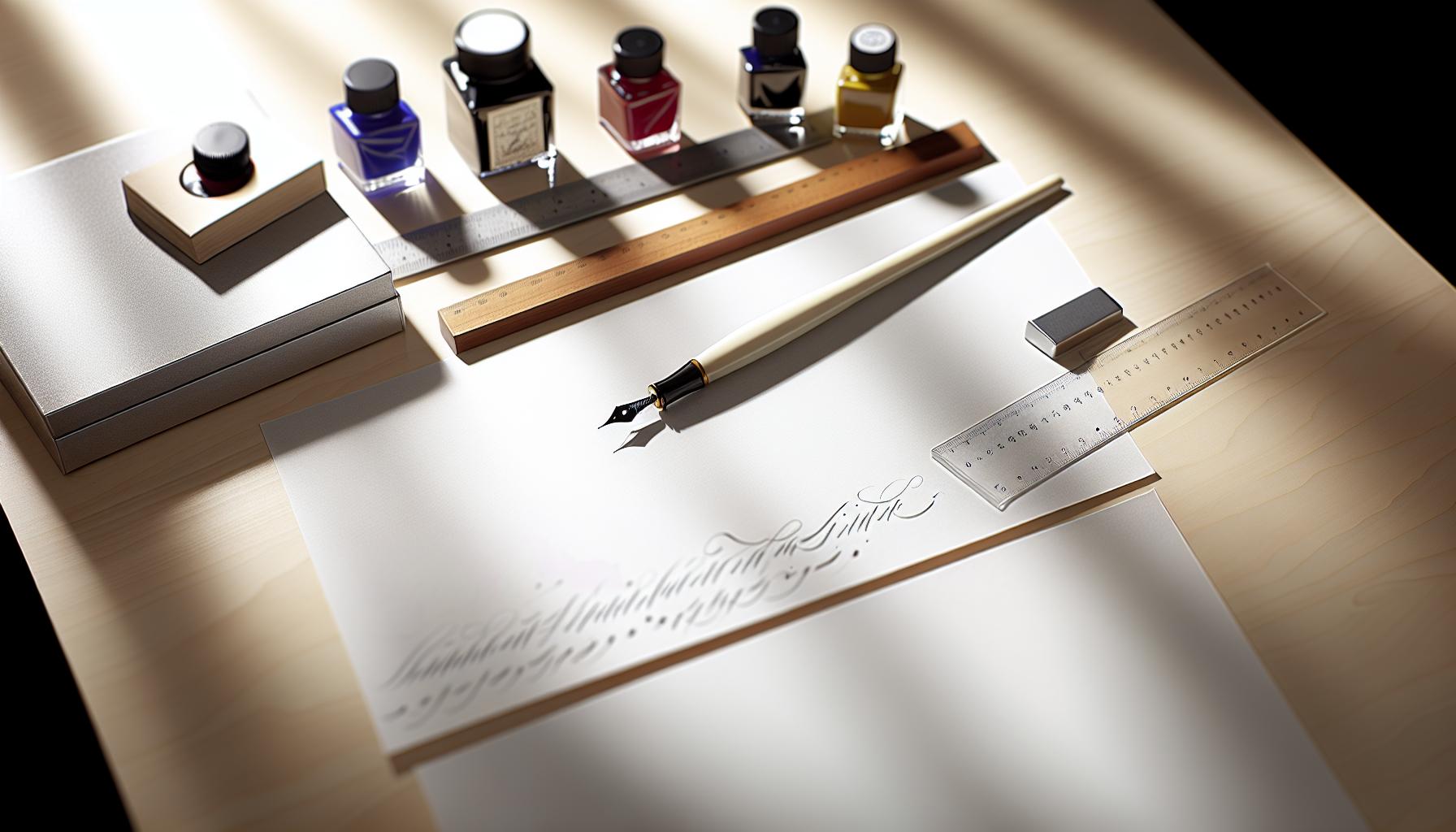 Essential Calligraphy Supplies to Complement Your Pen