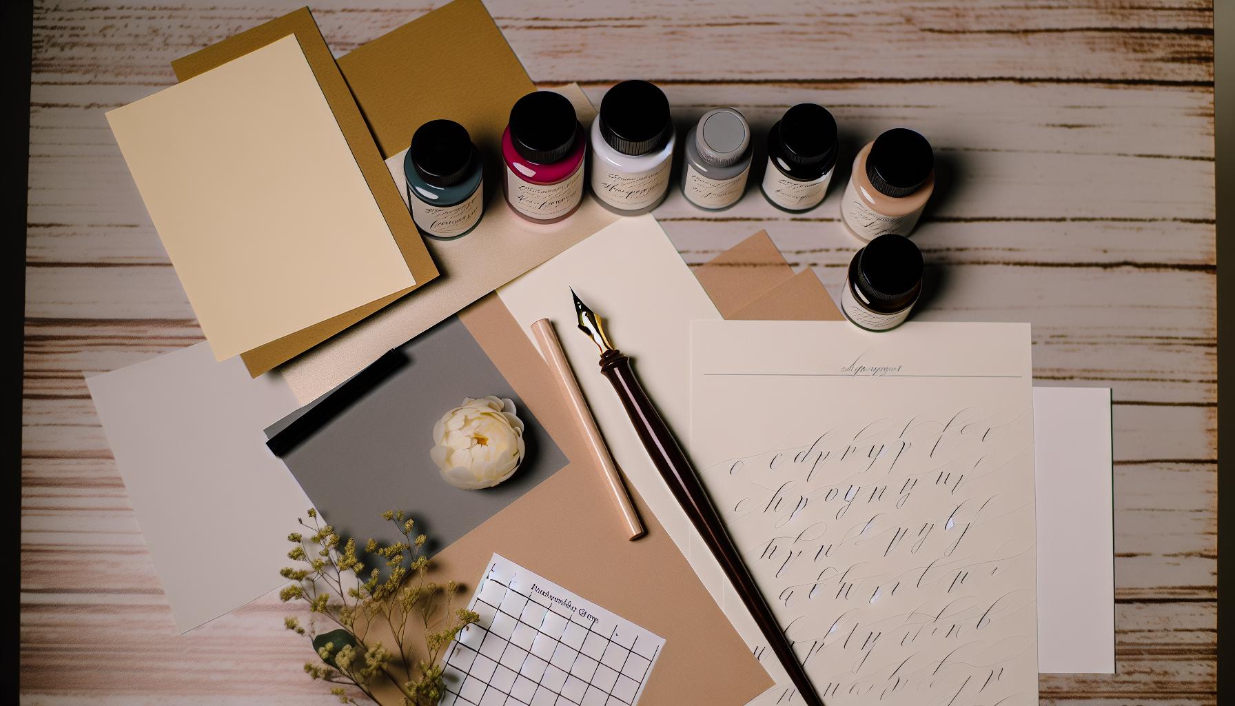 Essential Calligraphy Supplies to Get Started