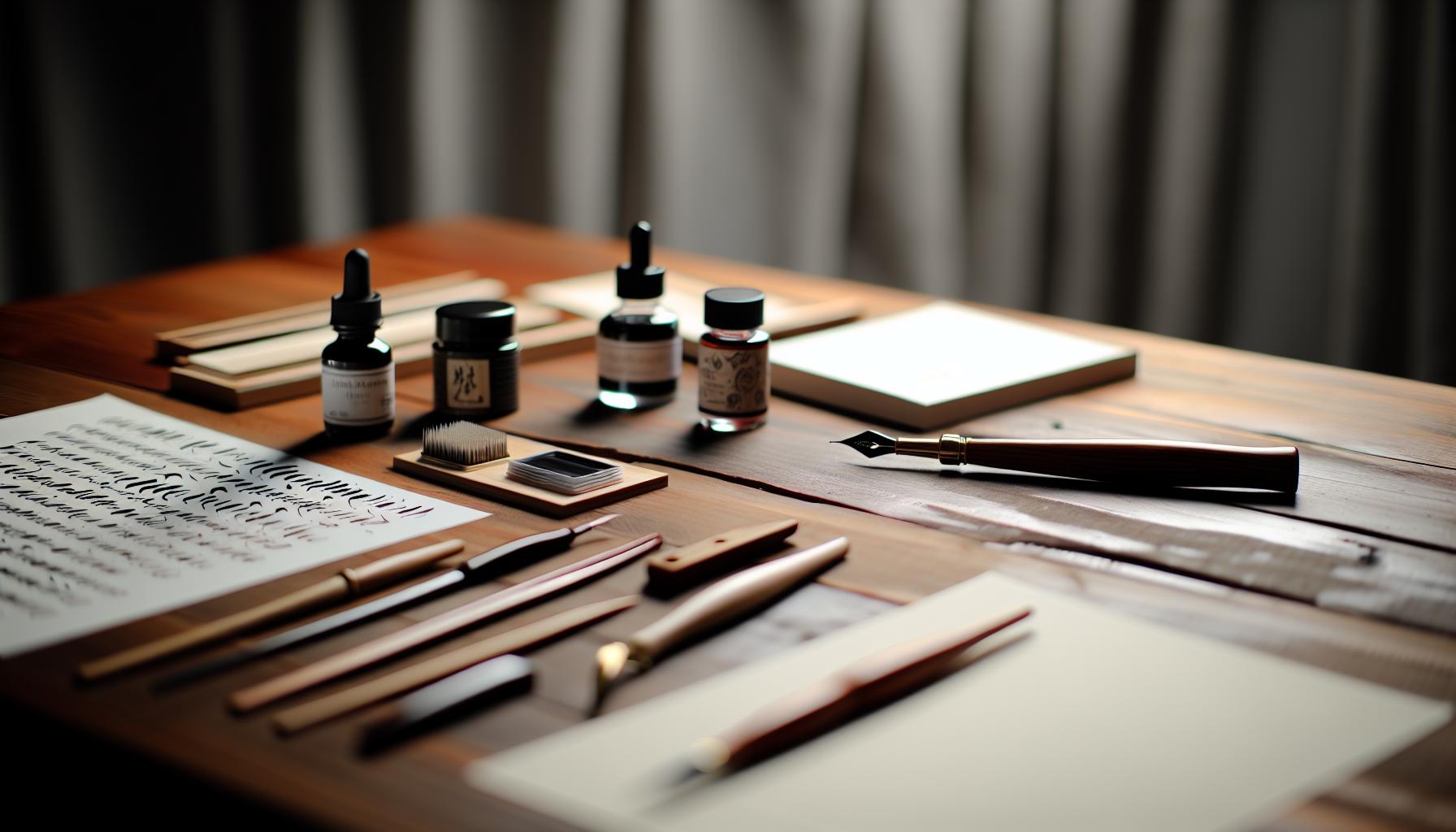 Essential Calligraphy Tools for Beginners