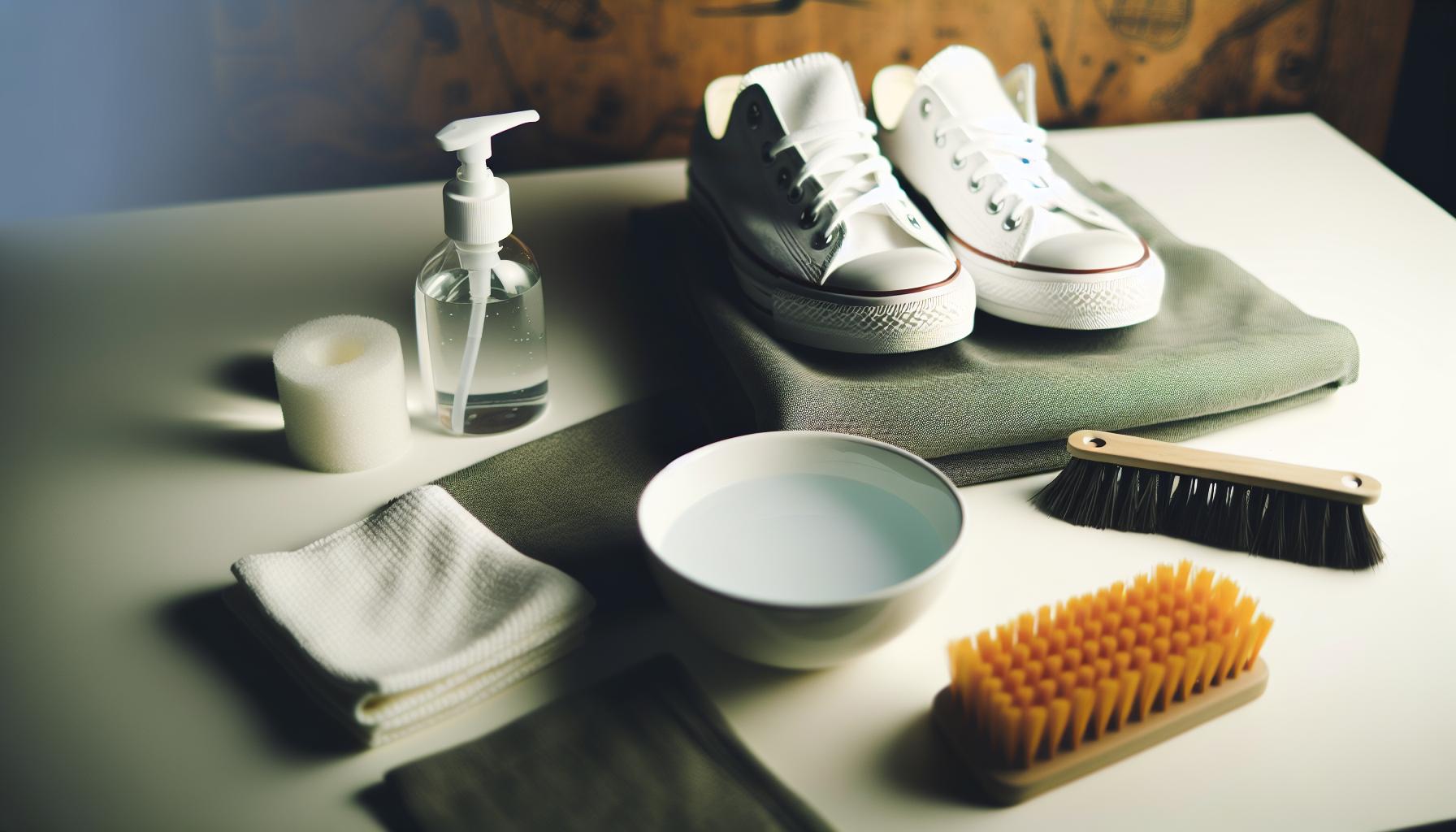 Essential Cleaning Supplies for White Chuck Taylors