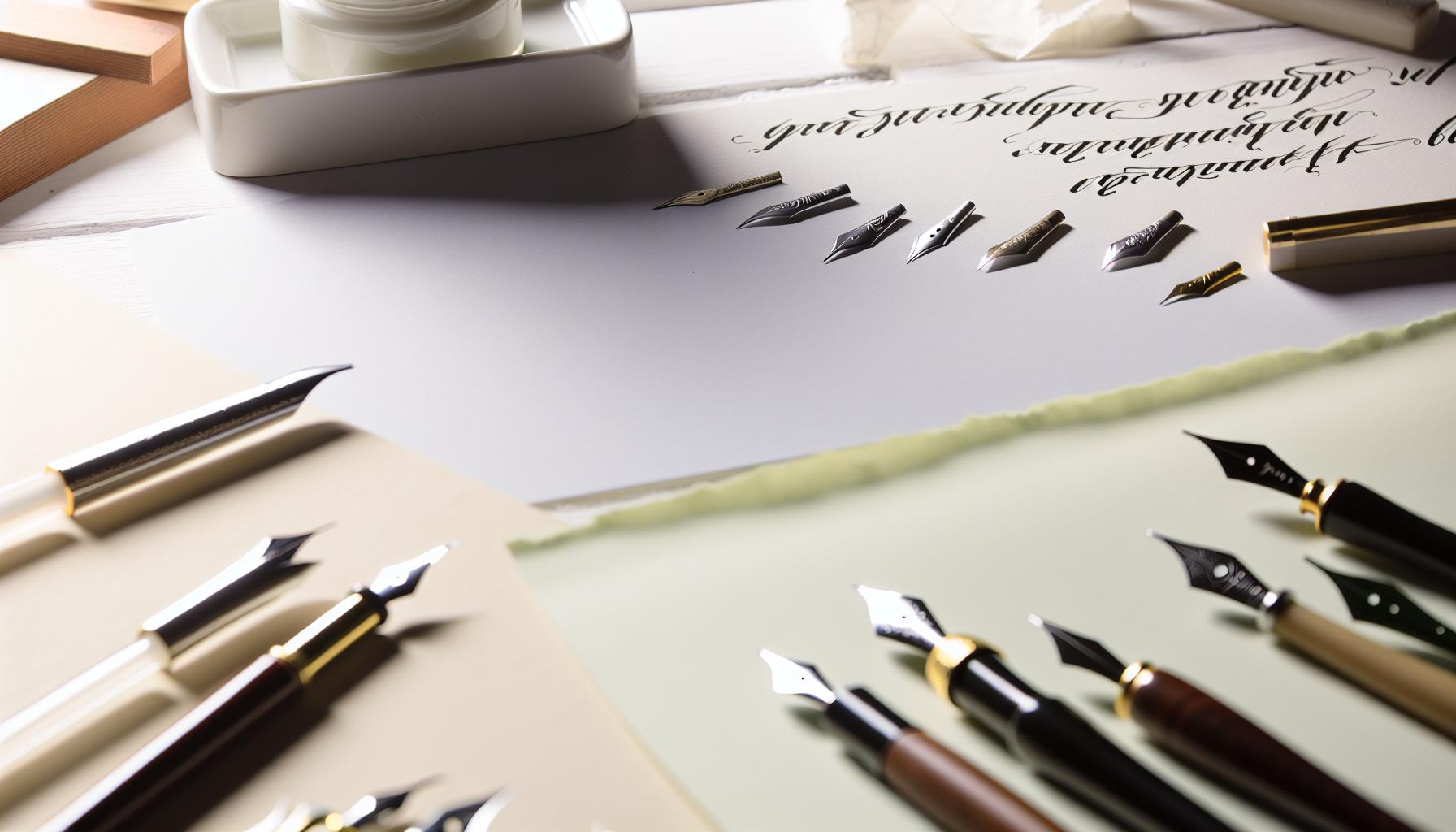 Essential Features of Calligraphy Pens