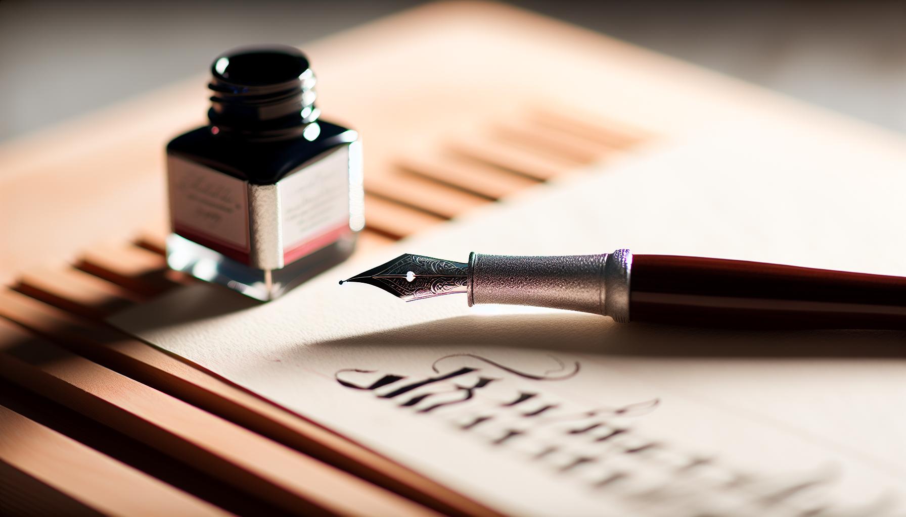 Essential Features of a Quality Calligraphy Pen