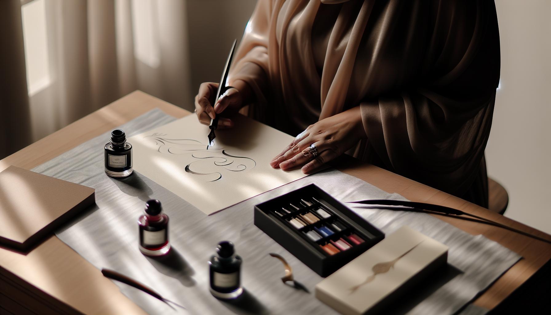 How to Write with a Calligraphy Dip Pen: Master Classic Technique 2 Essential Inks and Paper for Calligraphy