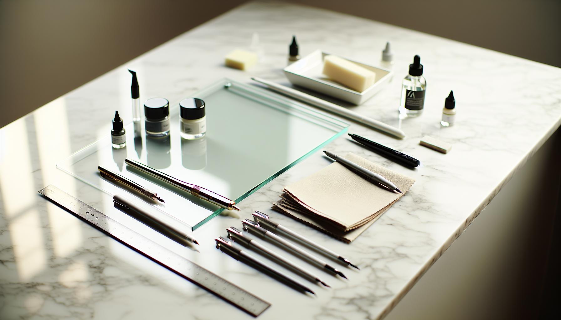 Essential Supplies for Glass Calligraphy Success