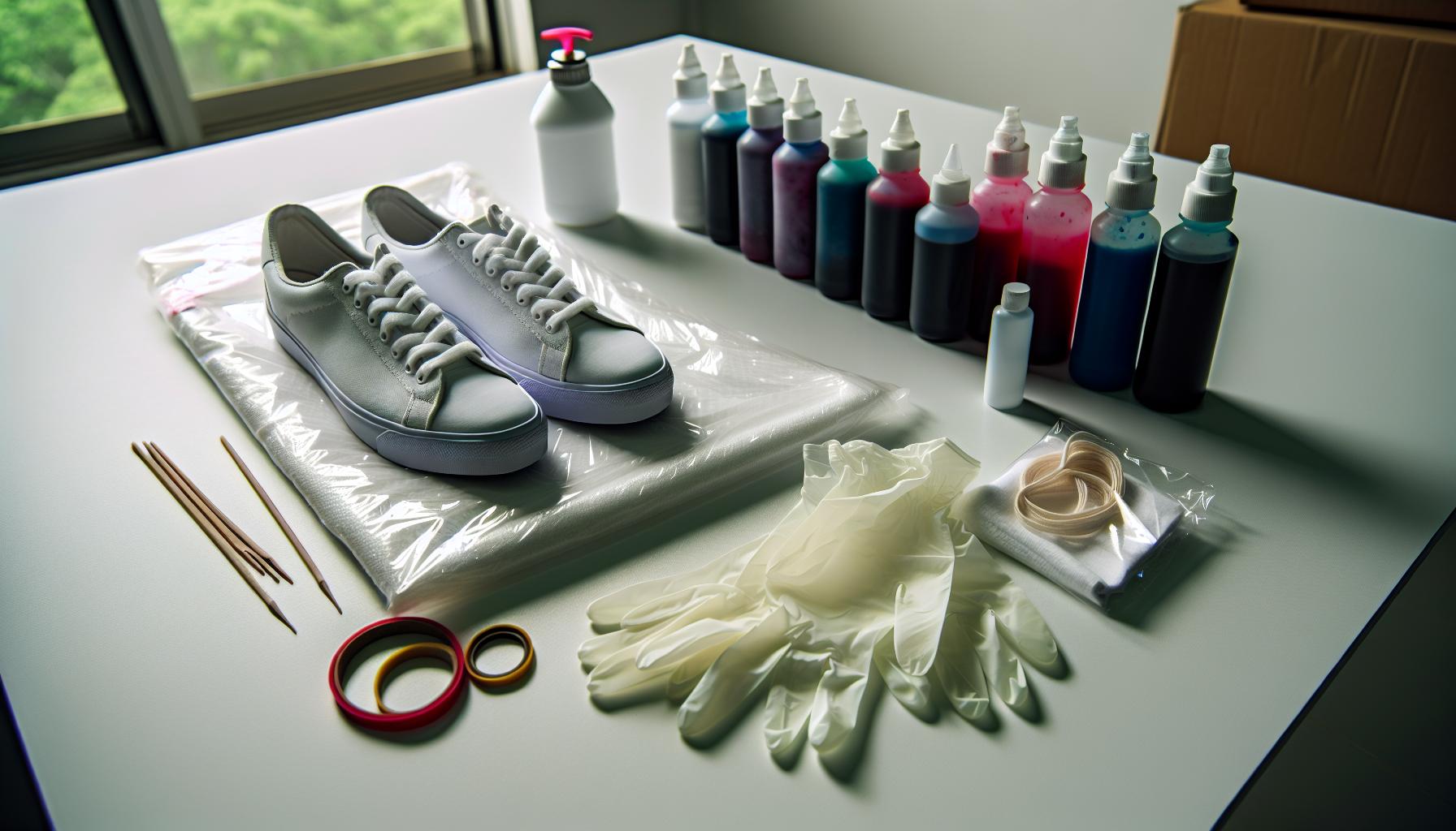 Essential Supplies for Tie Dyeing Your Sneakers