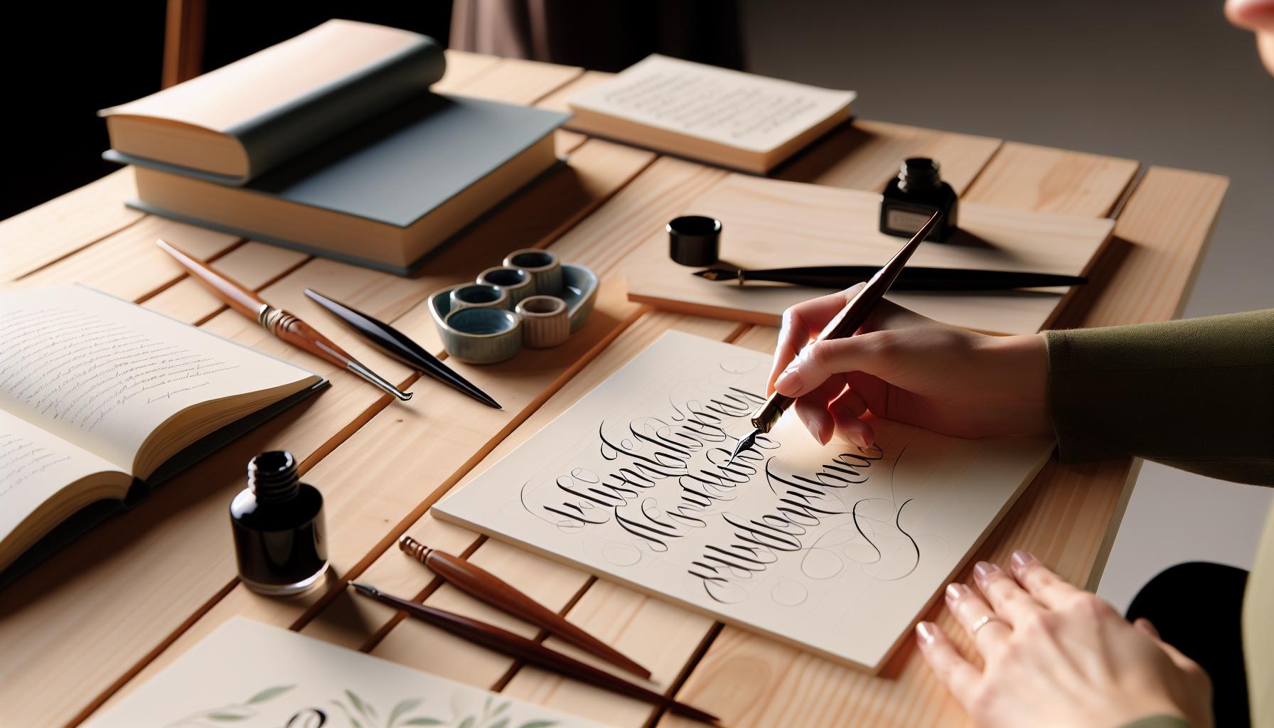 How to Use a Felt Tip Calligraphy Pen: Instant Beautiful Writing 2 Essential Techniques for Beautiful Calligraphy