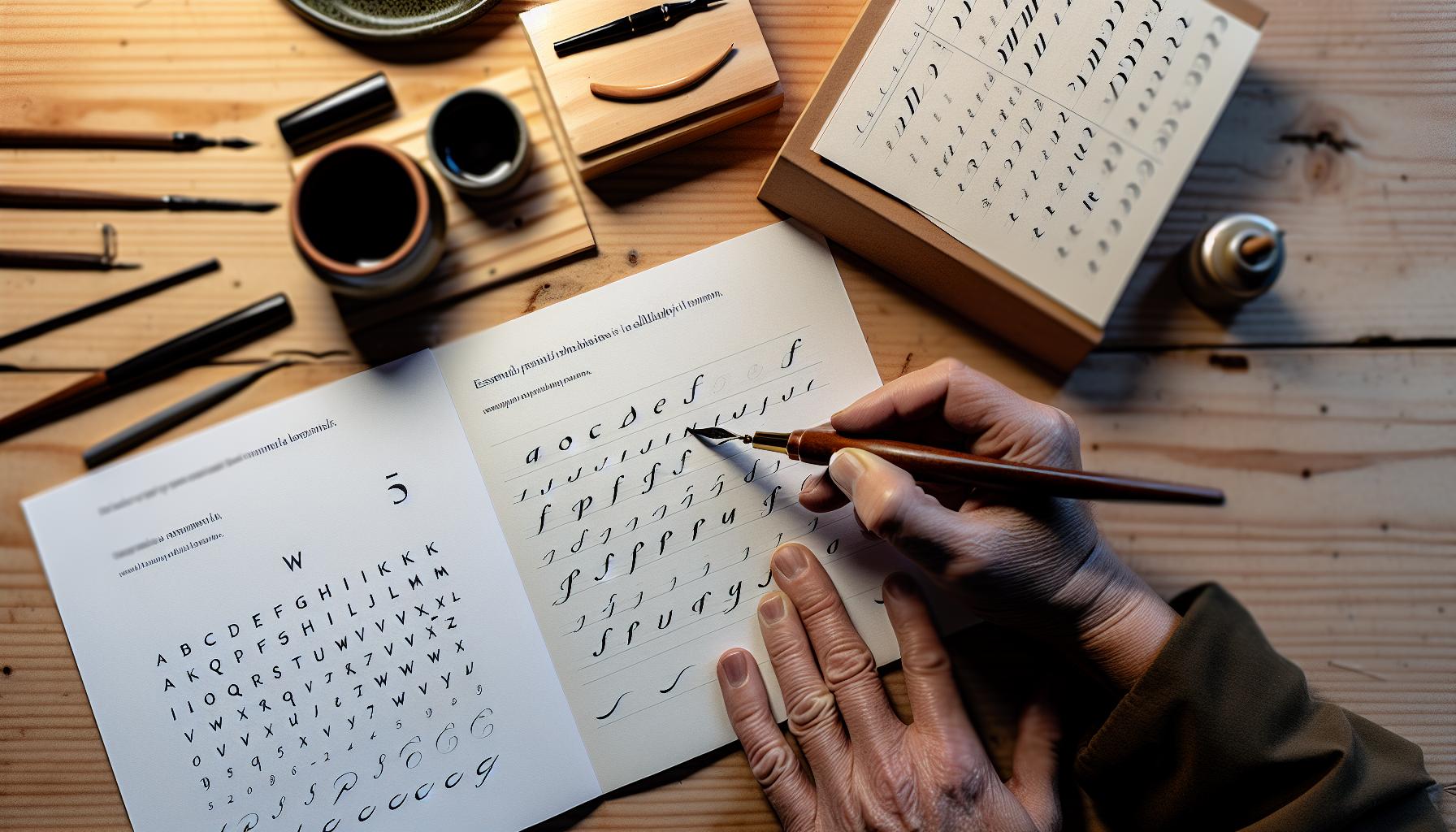 Essential Techniques for Beginners in Calligraphy