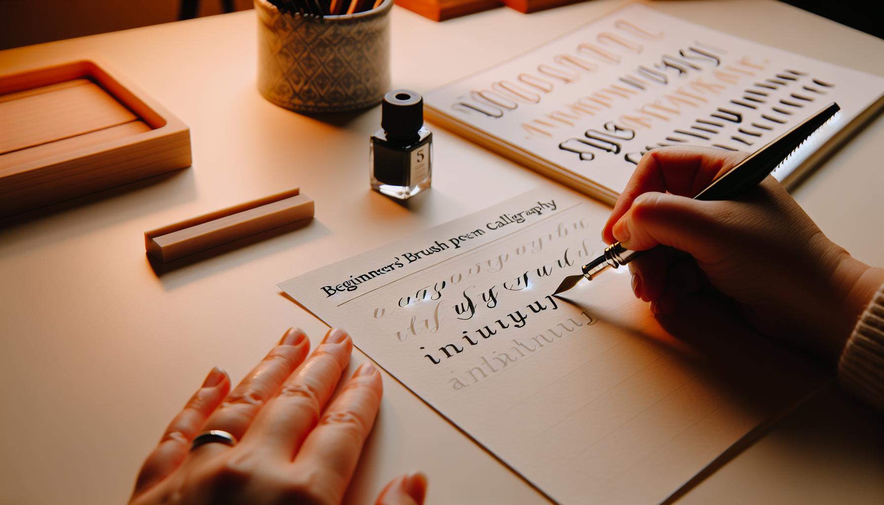 Essential Techniques for Beginners: Getting Started with Brush Pen Calligraphy