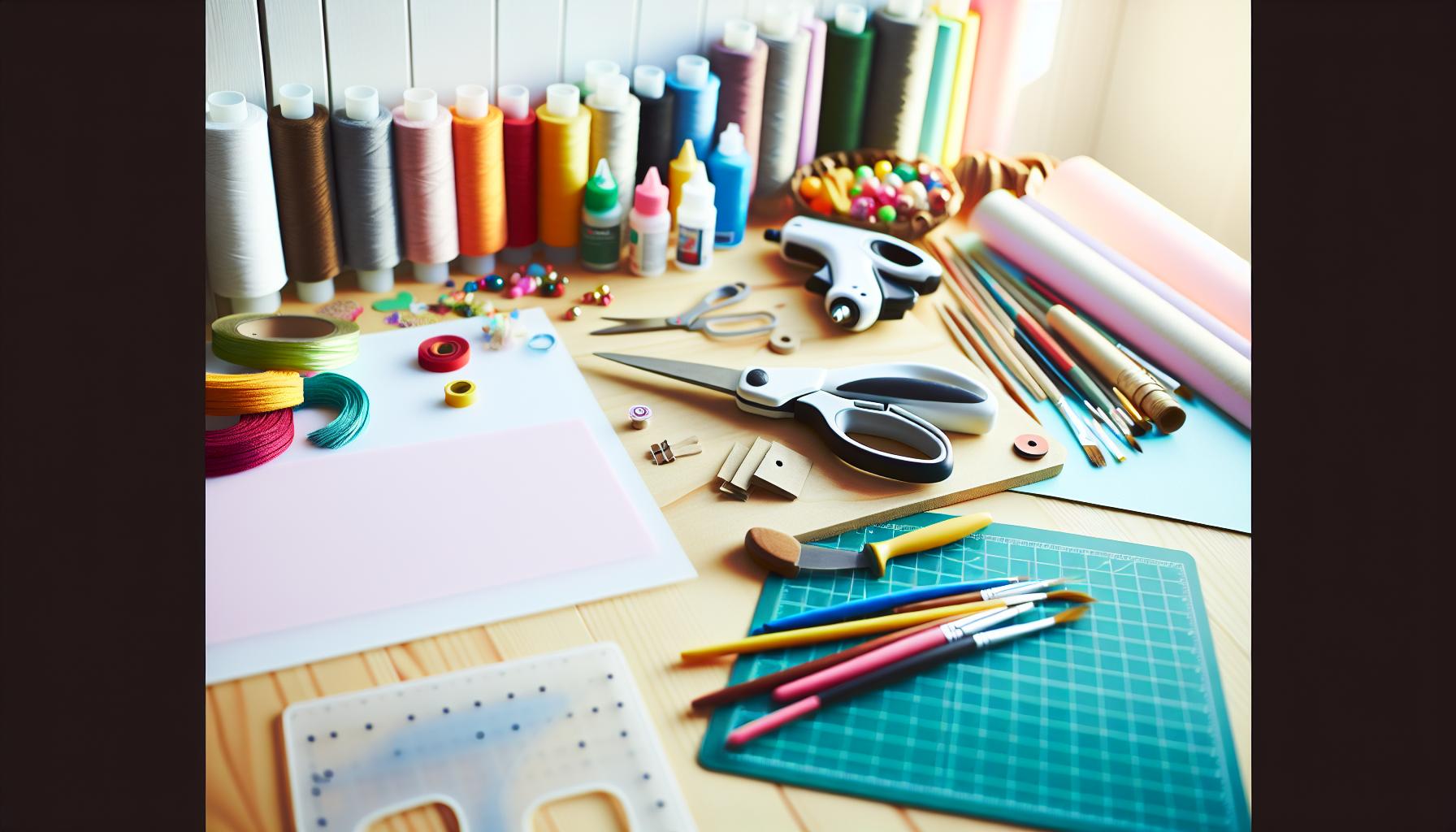 Essential Tools and Materials for Crafting